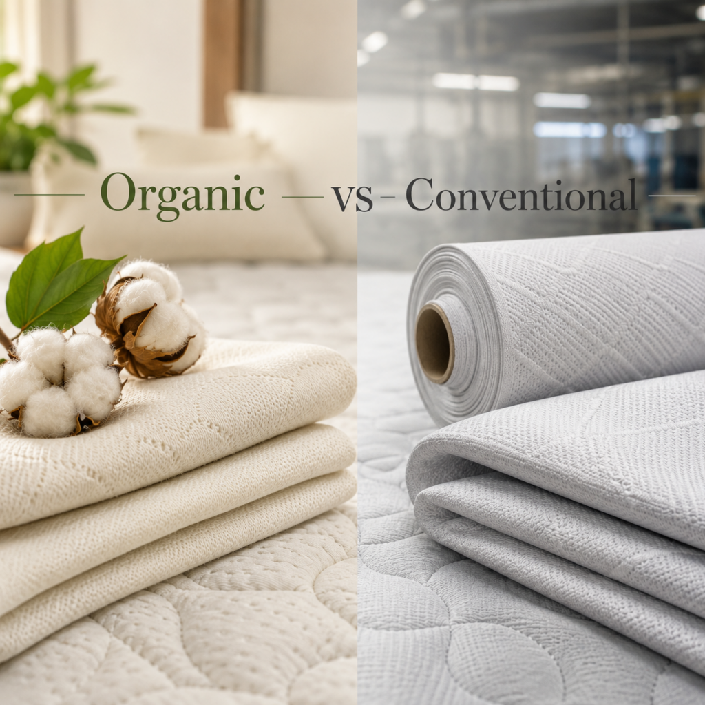 Organic vs Conventional Mattress Fabrics