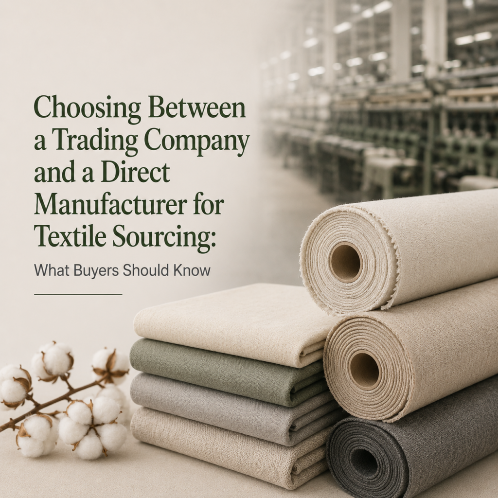 Choosing Between a Trading Company and a Direct Manufacturer for Textile Sourcing: What Buyers Should Know