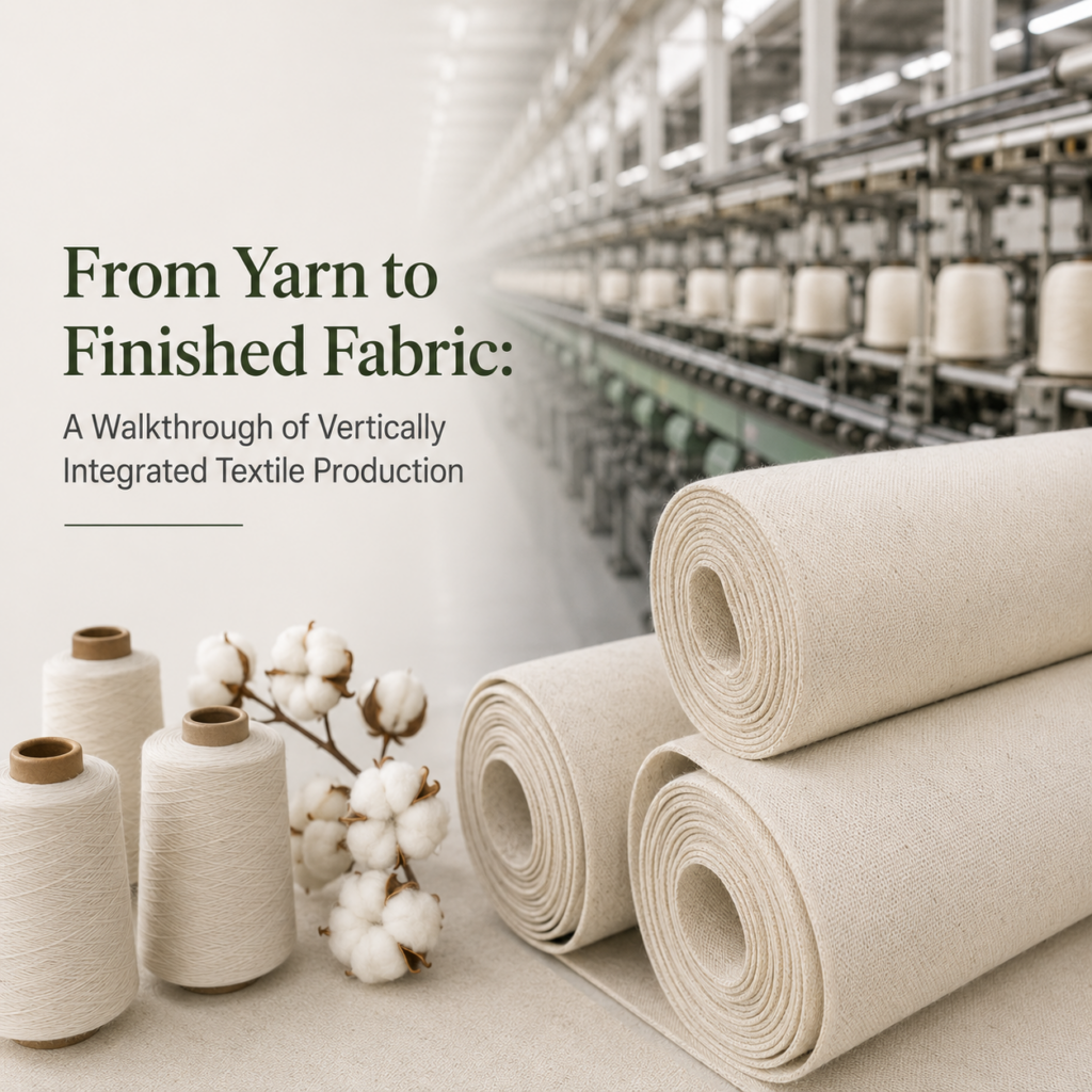 From Yarn to Finished Fabric: A Walkthrough of Vertically Integrated Textile Production